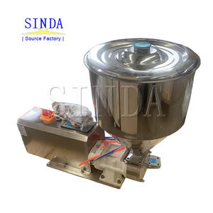 Machine <span class=keywords><strong>de</strong></span> remplissage semi-automatique à pompe à lobes rotative haute pression avec servomoteur, couleur personnalisée pour ketchup, sauce chili, sauce tomate - Product Image 2