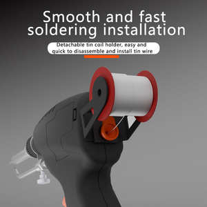 Soldador <span class=keywords><strong>tipo</strong></span> <span class=keywords><strong>pistola</strong></span> de 60W con alimentador de soldadura, herramienta profesional de desoldadura <span class=keywords><strong>para</strong></span> reparación de PCB - Product Image 5