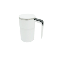 Température à affichage numérique Tasse à café de voyage en acier inoxydable Tasse électrique intelligente auto-agitante avec couvercle Cadeau de nouveauté