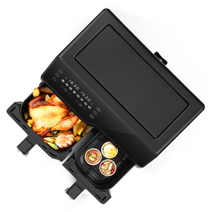 Freidora de Aire Doble Digital de 9.4L y 2400W con Doble Cesta, Tecnología Inteligente para Cocinar sin Aceite y Combinar Recetas, ¡Gran Oferta! - Product Image 5