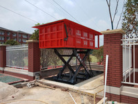 Compacteur à compression souterrain de type enterré de 18m3 station de poubelle à ordures à vendre