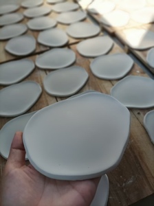<span class=keywords><strong>Assiette</strong></span> en céramique personnalisée pour photos / Plateau à encens - Plat à <span class=keywords><strong>fond</strong></span> <span class=keywords><strong>blanc</strong></span> pour photographie culinaire ou récupérateur d'asphères - OEM - Product Image 3