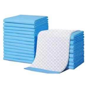 Pañal desechable ecológico de pulpa de madera suave y transpirable con prevención de fugas 3D para hospital, 60x90cm, para adultos, con SAP y tejido liso de PE - Product Image 2