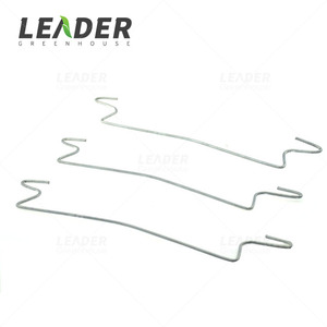 Gancio a M in acciaio zincato per supporto <span class=keywords><strong>pomodori</strong></span>, riutilizzabile, per serra agricola a tunnel, per semina, con spago in PP da 6m - Product Image 3