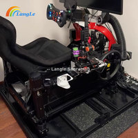 OEM/ODM g-force Simulator mengemudi dinamis, kit aktuator Motor Servo 3DOF sasis gerak untuk obral game balap mobil