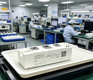 Module de diode thyristor <span class=keywords><strong>Semikron</strong></span> SKKH162/16E 1600V 162A haute puissance - Product Image 2