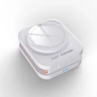 Pengisi daya nirkabel 3 in 1, dengan fitur lipat magnetik fungsi PD 10W Output Power 9V/2A Input untuk ponsel & jam tangan pintar