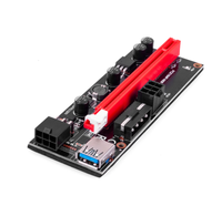 Carte adaptateur PCI-E USB 3.0 Lengion VER009 certifiée FCC, extension 1X 4x 8x 16x SATA 15 broches 6 broches alimentation