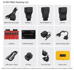 XTOOL X100Pro2 Programmatore <span class=keywords><strong>Chiavi</strong></span> Auto OBD2 Lettore Codici EEPROM Scanner OBD2 Macchina per Programmazione <span class=keywords><strong>Chiavi</strong></span> Auto per Tutte le <span class=keywords><strong>Chiavi</strong></span> Perse - Product Image 6