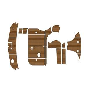 Plataforma de Madera de Teca EVA Moderna Chaparral 350 Signature 2008, Instalación Fácil con Sistema de Clic para Yates y Proyectos Marinos, Uso en Jardines Exteriores - Product Image 3