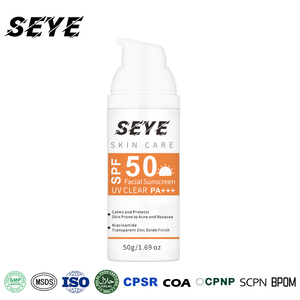 SEYE Vegan SPF <span class=keywords><strong>50</strong></span> PA +++ UV chiaro <span class=keywords><strong>crema</strong></span> <span class=keywords><strong>solare</strong></span> <span class=keywords><strong>viso</strong></span> <span class=keywords><strong>crema</strong></span> idratante Anti Anti-invecchiamento acido ialuronico <span class=keywords><strong>crema</strong></span> <span class=keywords><strong>solare</strong></span> <span class=keywords><strong>viso</strong></span> - Product Image 2