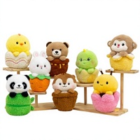 Peluche parfumée d'aromathérapie pour le bureau, anti-stress, animal en peluche mignon, mini décoration de bureau parfumée, vente en gros, OEM personnalisé