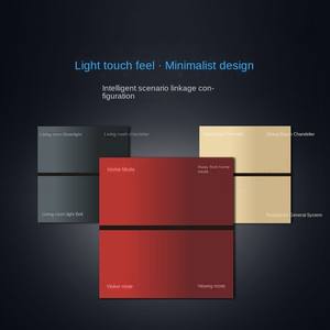 Smart Automation System Smart Home Hotel Wall <b>Switch</b> <b>Touch</b> Panel 10A PC 2 <b>Switches</b> Grey IP27 Rated EWeLink Compatible - Product Image 2