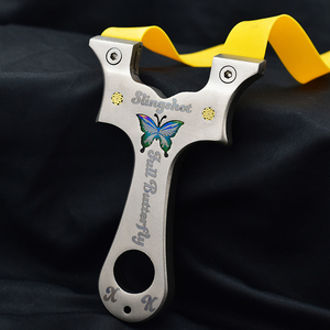 Hot Sling shot Edelstahl Shooting Sling shot Tragbar Hochwertiger Jagd schleuder im neuen <span class=keywords><strong>Design</strong></span> - Product Image 4