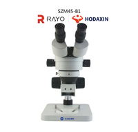 Portable Trinocular Microscope SZM45T-B1 LCD Video Microscope with Camera for PCB & Mobile Repair