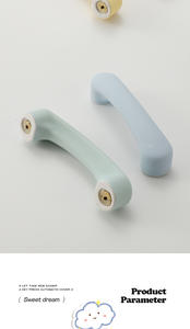 Poignée simple en céramique mate pour armoire de chambre d'enfant moderne, armoire de salle de bain, commode - Product Image 5