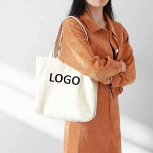 Wholesale Eco-Friendly Recycled Canvas <b>Extra</b>-<b>Large</b> Tote Shopping <b>Bag</b> with Printed Logo - Product Image 6
