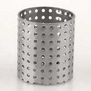Filtre en maille perforée cylindrique en acier inoxydable <span class=keywords><strong>avec</strong></span> services de soudage, de pliage et de découpe - Product Image 5