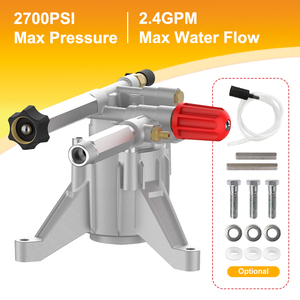 Pompe axiale manuelle Kuhong à arbre vertical 2500PSI/2700PSI avec soupape de décharge, pièces de rechange pour lave-auto - Product Image 1