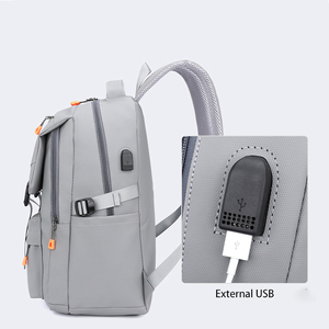 Custom Waterproof Large-capacity Sports Student Computer Bag Wholesale Designing Bags Unisex Fashion <b>Laptop</b> <b>Backpack</b> with USB - Product Image 2