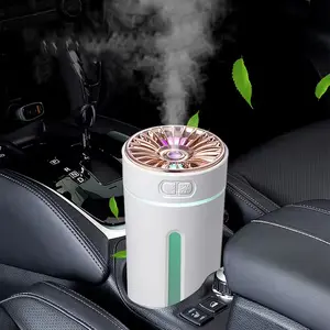 Factory Stocks Car Humidifier Air Purifier Aroma Diffuser LED Spray Cool Mist Essential Oil Nebulization Ultrasonic Diffusers