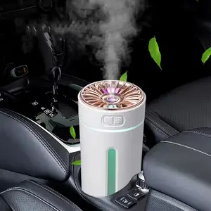 Difusor de ar para carros, purificador de ar, spray LED, névoa fria, difusor ultrassônico de nebulização de óleo essencial, em estoque de fábrica