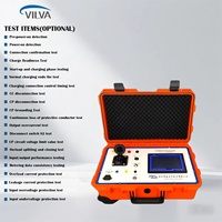 Testeur de chargeur AC EV portable pour station de charge de voiture sans prise en charge de charge GBT/Type1/Type2