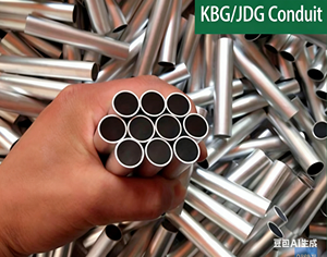 Elektroverzinkte Rohre, dünnwandige <span class=keywords><strong>KBG</strong></span>/JDG-Rohre für die Bauindustrie, glatte Oberfläche, auf Lager - Product Image 1
