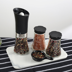 <span class=keywords><strong>Moulin</strong></span> électrique à gravité à piles, <span class=keywords><strong>moulin</strong></span> à sel et à poivre noir avec noyau en céramique, pour cadeau de noël - Product Image 1