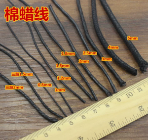 Nhà máy nóng bán Chất lượng cao 1ply 3ply bện sáp bông quanh co vòng 1.5mm 2mm cho đồ trang sức làm macrame dây sợi tùy chỉnh - Product Image 3