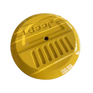 Cubierta de rueda de repuesto para coche, repuesto profesional a juego para <span class=keywords><strong>Jeep</strong></span> <span class=keywords><strong>Wrangler</strong></span>, cubierta de neumático de repuesto de Color plateado - Product Image 6