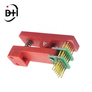 หัวเข็ม Pogo Pin คุณภาพสูง 6 พิน 2.54 มม. แบบสองแถว สำหรับยึดแผงวงจร PCB ใช้สำหรับดาวน์โหลดโปรแกรมและเขียนข้อมูล - Product Image 2