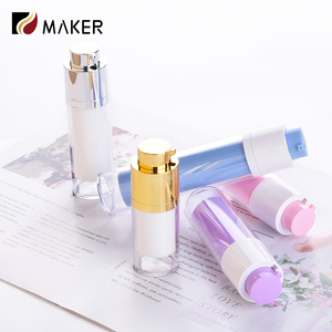 Sang Trọng Mỹ phẩm <span class=keywords><strong>container</strong></span> 15ml <span class=keywords><strong>30ml</strong></span> 50ml tùy chỉnh rỗng PP nhựa phun acrylic chăm sóc da Lotion huyết thanh Twist không có không khí bơm chai - Product Image 5