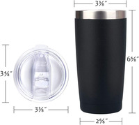 Gobelet isotherme en acier inoxydable de 20 oz pour homme, cadeau original pour la fête des pères, 'Je ne peux pas t'entendre, je fais du gaming'