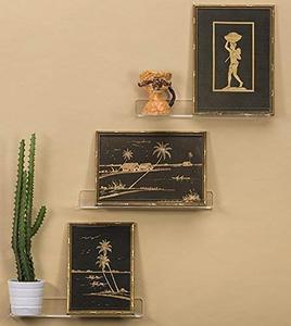 Acrylic Floating Shelf Album Vinyl Record Cd Dvd Storage Rack Holder