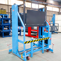 Plateforme de déchargement hydraulique manuelle mobile - 2-3T - Acier à haute teneur en manganèse - Hauteur de levage de 1700 mm - Chargement/déchargement de conteneurs