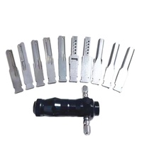 Kit d'outils de serrurier en aluminium pour ouverture rapide et réparation de serrures, résistant aux intempéries pour utilisation en cas d'urgence, ensemble professionnel d'ouverture de serrures