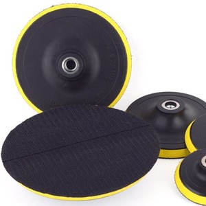 Disque de polissage Proline 100 mm avec support en mousse pour meuleuse d'angle, abrasif fin en PU - Product Image 2