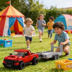 Juego de Coches de Juguete Modulares Suger Custom Build Drive, Bloques Intercambiables, Plástico ABS Seguro y No Tóxico, Juego Educativo STEM para Niños de 3+ Años - Product Image 1