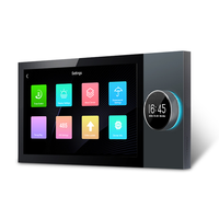 Tuya Smart Q7 7 pulgadas inalámbrico domótica pantalla inteligente Panel de Control Central Zigbee Gateway 8 altavoces WiFi Aplicación de conectividad