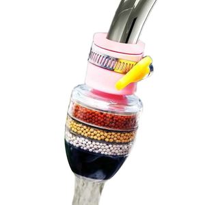Filtre de Robinet en Plastique à Six Couches Anti-éclaboussures Économiseur d'Eau Mini Purificateur de Robinet Sans Électricité pour Salle de Bain - Vente en Gros - Product Image 1