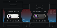 Cheerlux C16G Android 11 300 ANSI Lümen FHD Projektör, USB AV Girişleri için WiFi ile, Dahili Hoparlörler, HIFI Stereo