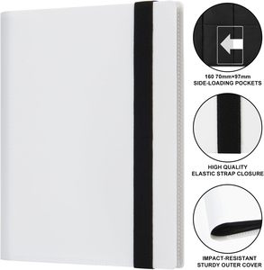 Pokemoned Card Locker <span class=keywords><strong>4</strong></span> poches PP Binder avec transparence supérieure Firm Build Dust Block TCG Collection Holder pour TCG - Product Image 4