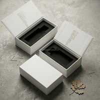 Nouvelle Boîte à Parfum Pliante Blanc Ivoire 2026 – Emballage de Luxe Personnalisé pour Bouteille d'Attar – Vente en Gros de Boîtes Cadeaux pour Parfums