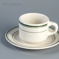 TESSWANG - Vaisselle en céramique blanche personnalisée avec logo, formes variées, ensembles de vaisselle et assiettes, vaisselle en gros pour hôtel et restaurant