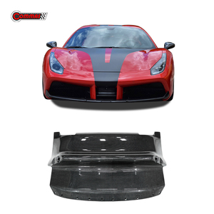 Diffuseur avant en fibre de carbone sèche, style OEM, prix usine, pour Ferrari 488. - Product Image 4