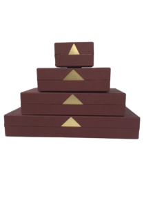 Boîte en papier carton vide pour cadeaux de mariage, emballage de luxe pour bonbons et chocolats, vente en gros, 10 pièces - Product Image 6