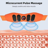 Kunden spezifische wiederauf ladbare kabellose elektrische Mikrostrom-Massage gürtel Wireless Pulse Hot Com press mit Wärme für Bauch Taille