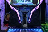 Machine de danse Body Sense Intérieur Deux joueurs Battle Pump It Up Dance Arcade Game Dancing Machine