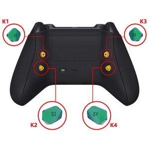 Botones Traseros y Palancas de Cambio Re diseñados en Verde Camaleón y Morado para Xbox Series XS EXtremerate Hope Remap Kit (K1 K2 K3 K4) - Product Image 4